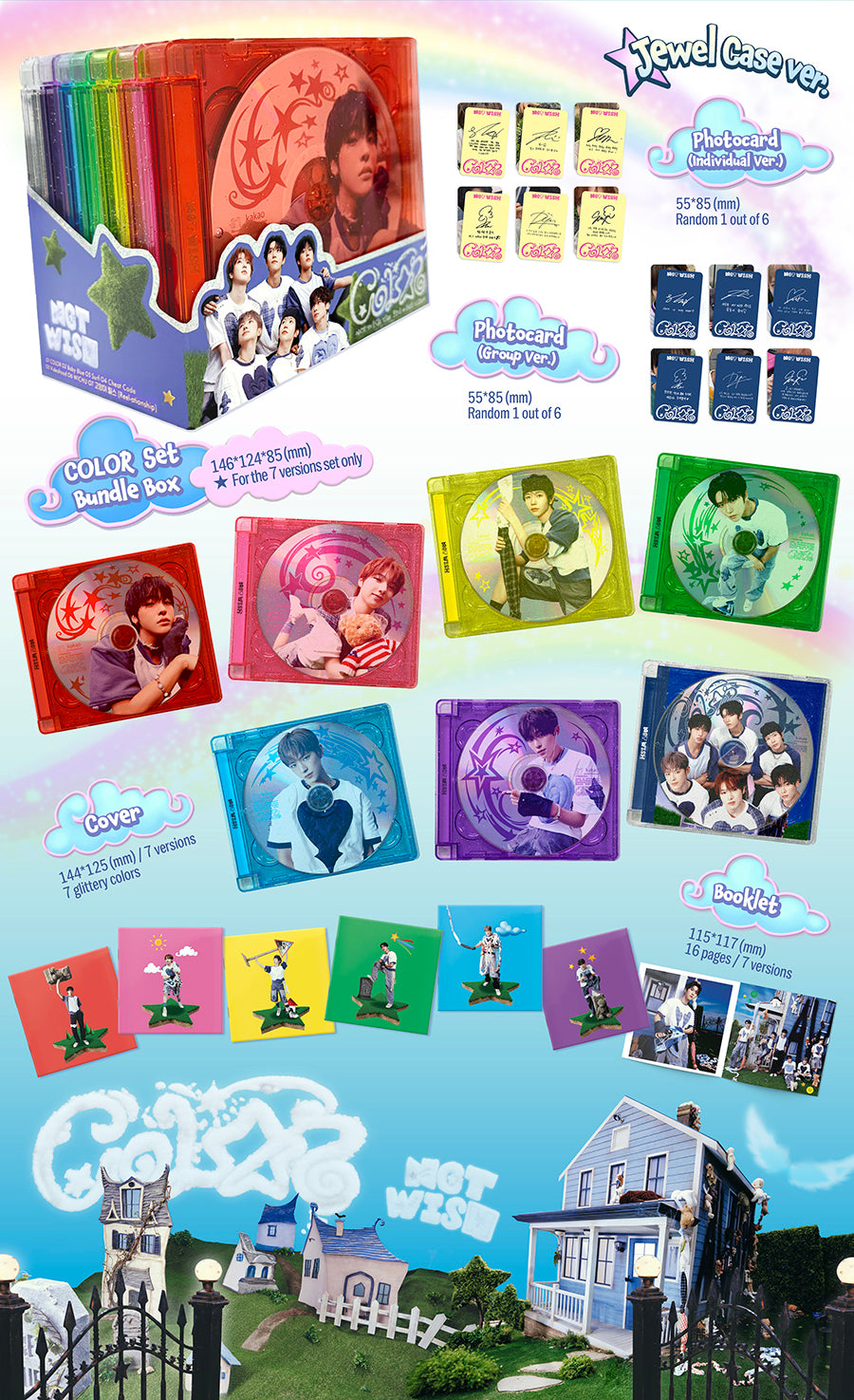 NCT Wish Color (Jewel Case Ver.)