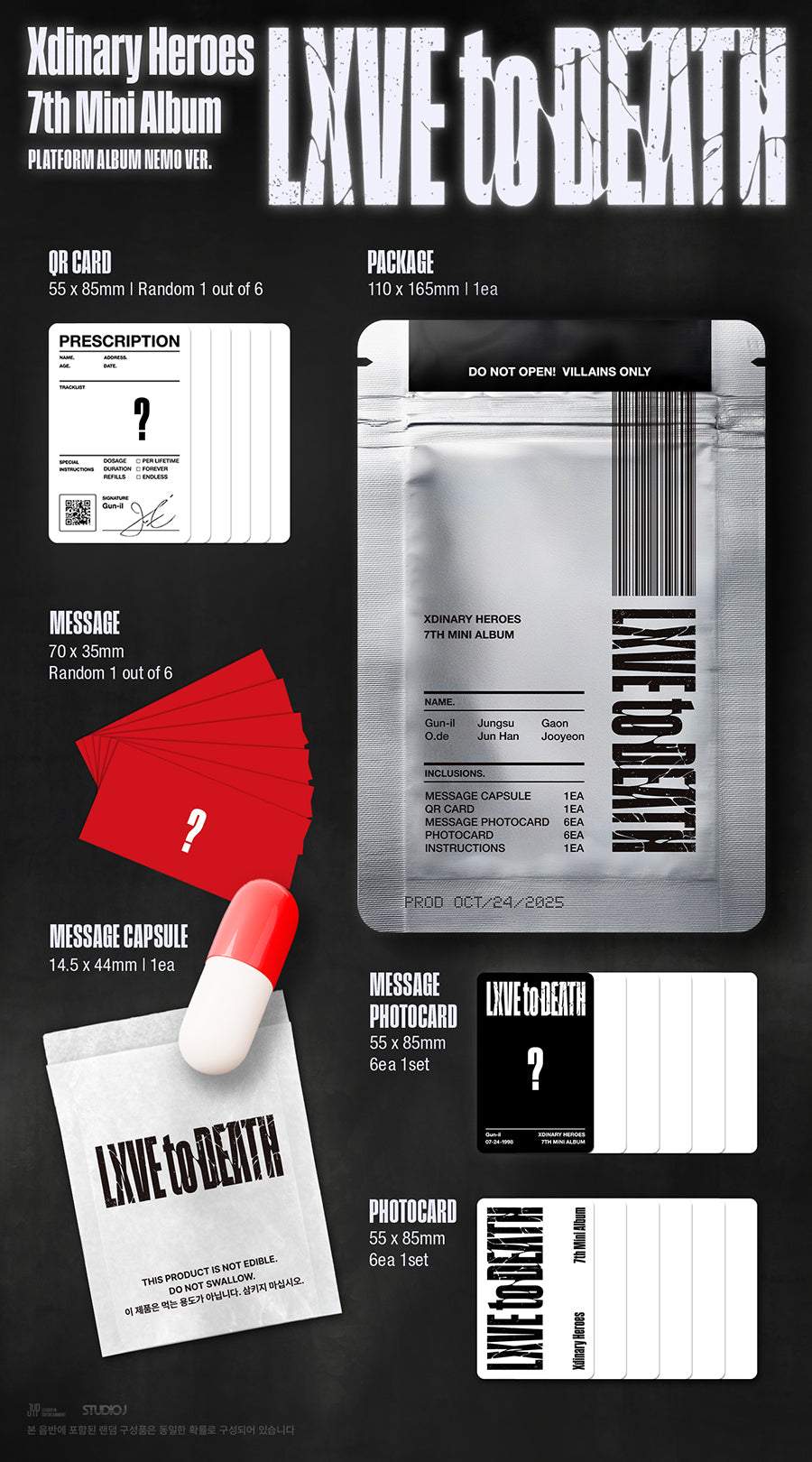 Xdinary Heroes Lxve To Death (Platform Album Nemo Ver.)