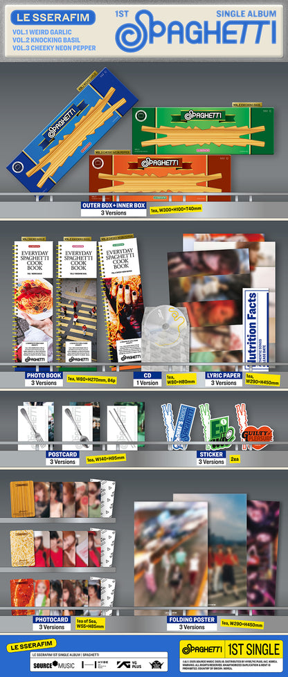[Site Benefit] Le Sserafim Spaghetti