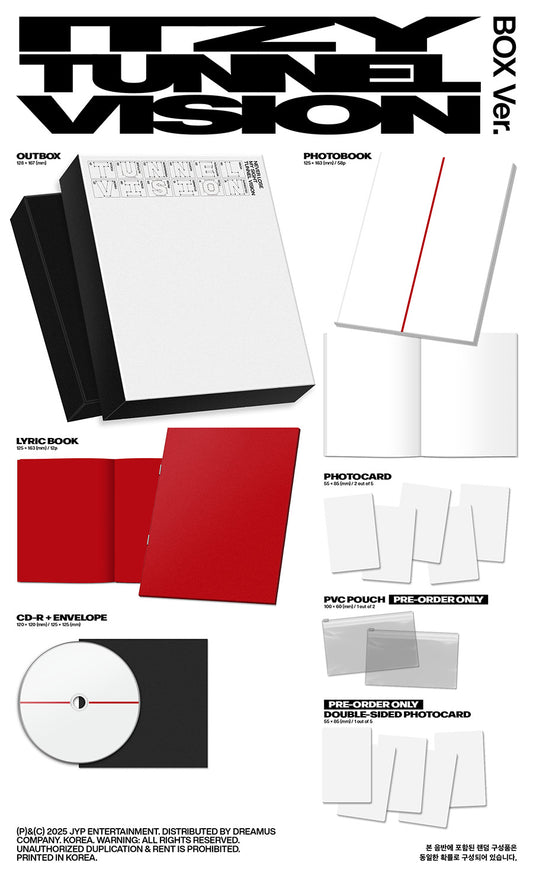 [Site Benefit] ITZY Tunnel Vision (Box Ver.)