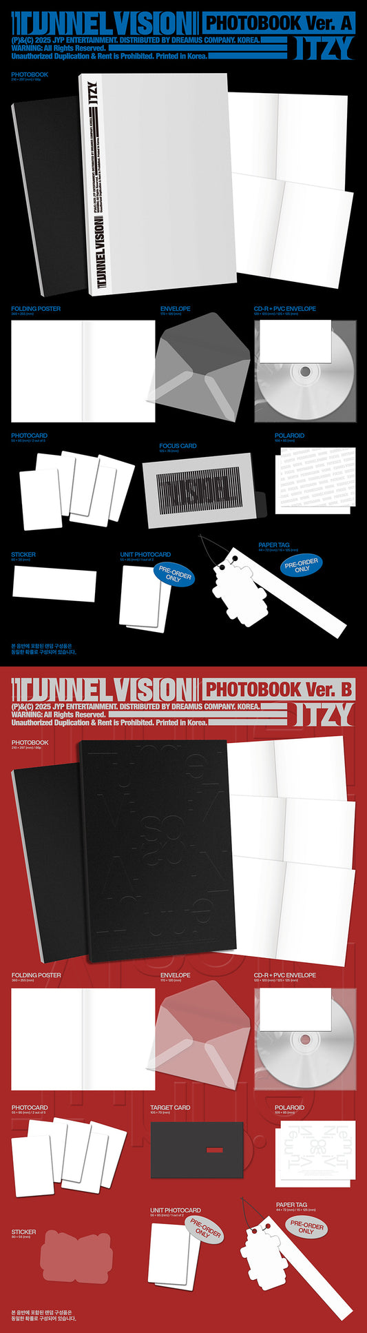 [Site Benefit] ITZY Tunnel Vision (Photobook Ver.)