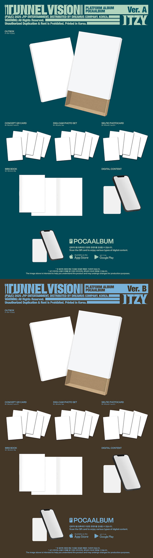 [Site Benefit] ITZY Tunnel Vision (Platform Album Pocaalbum Ver.)