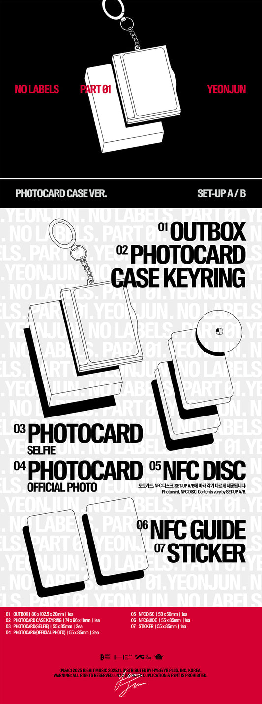 Yeonjun No Labels : Part 01 (Photocard Case Ver.)
