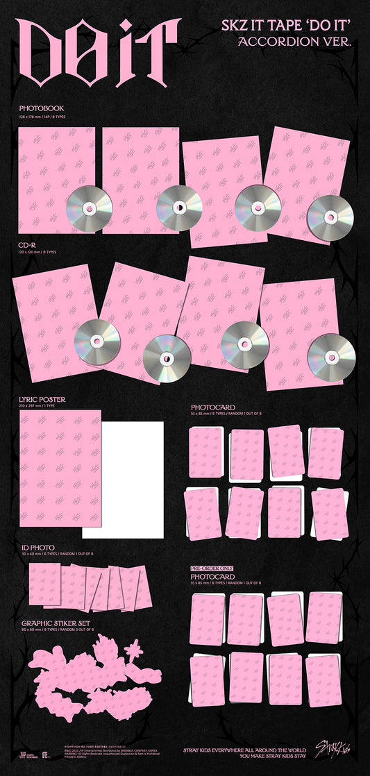 [Site Benefit] Stray Kids SKZ It Tape Do It (Accordion Ver.)