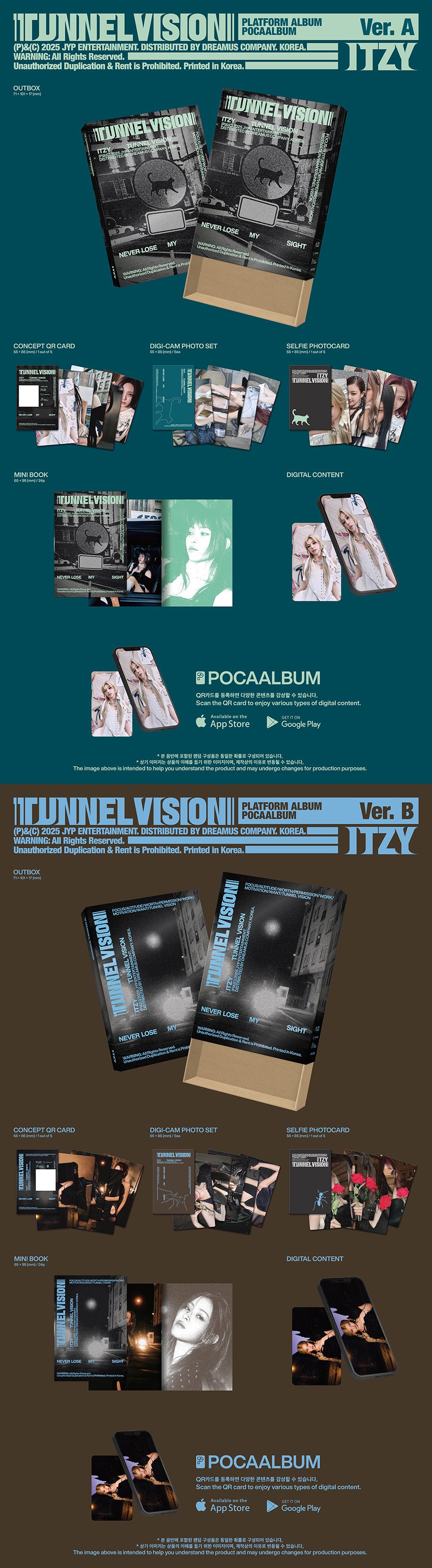 ITZY Tunnel Vision (Platform Album Pocaalbum Ver.)