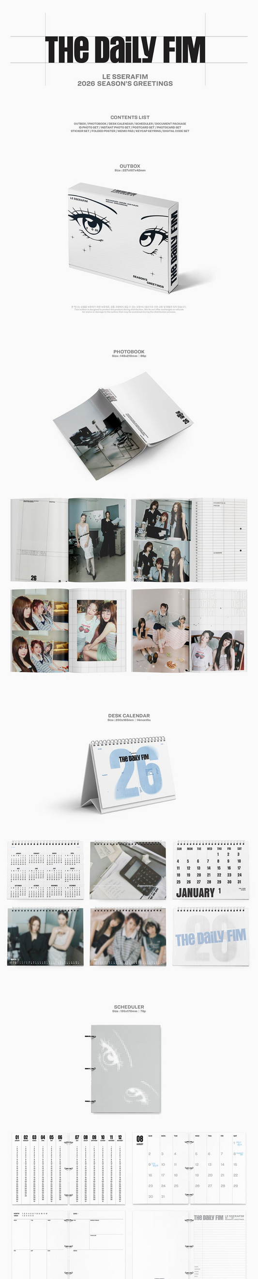 Le Sserafim 2026 Season's Greetings