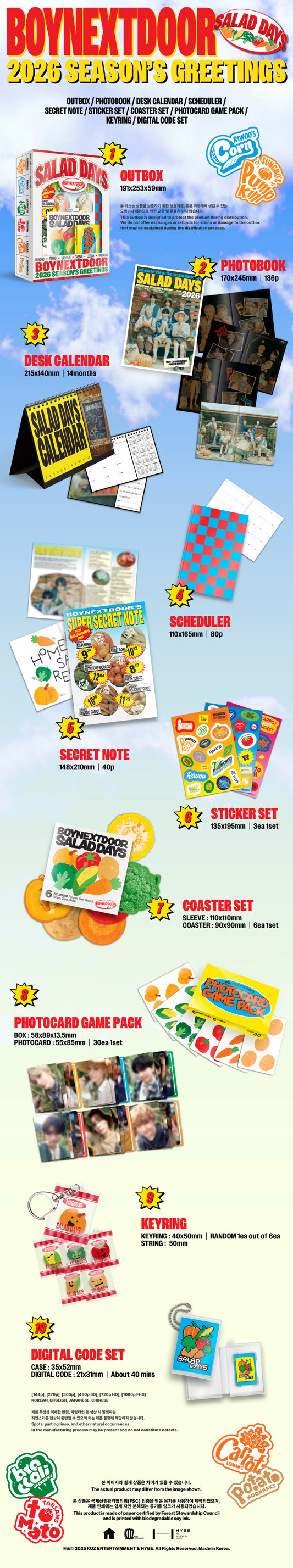 BOYNEXTDOOR 2026 Season's Greetings