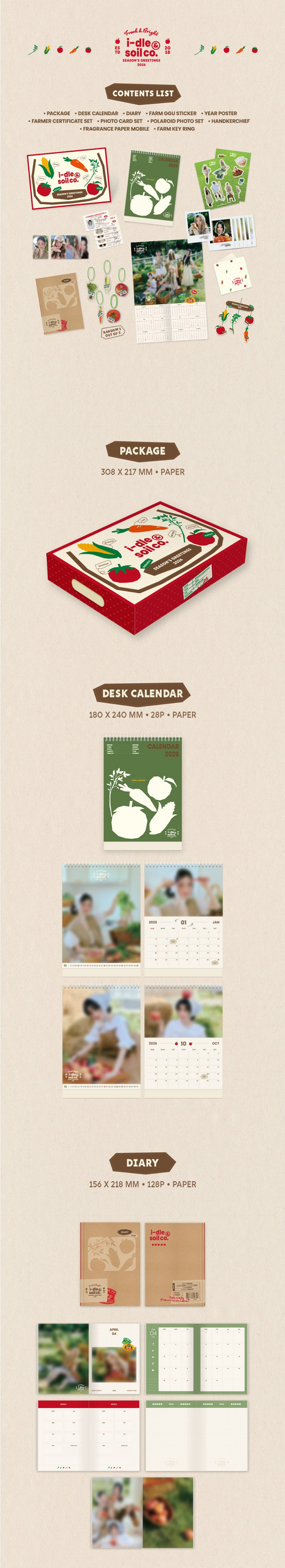 i-dle 2026 Season's Greetings