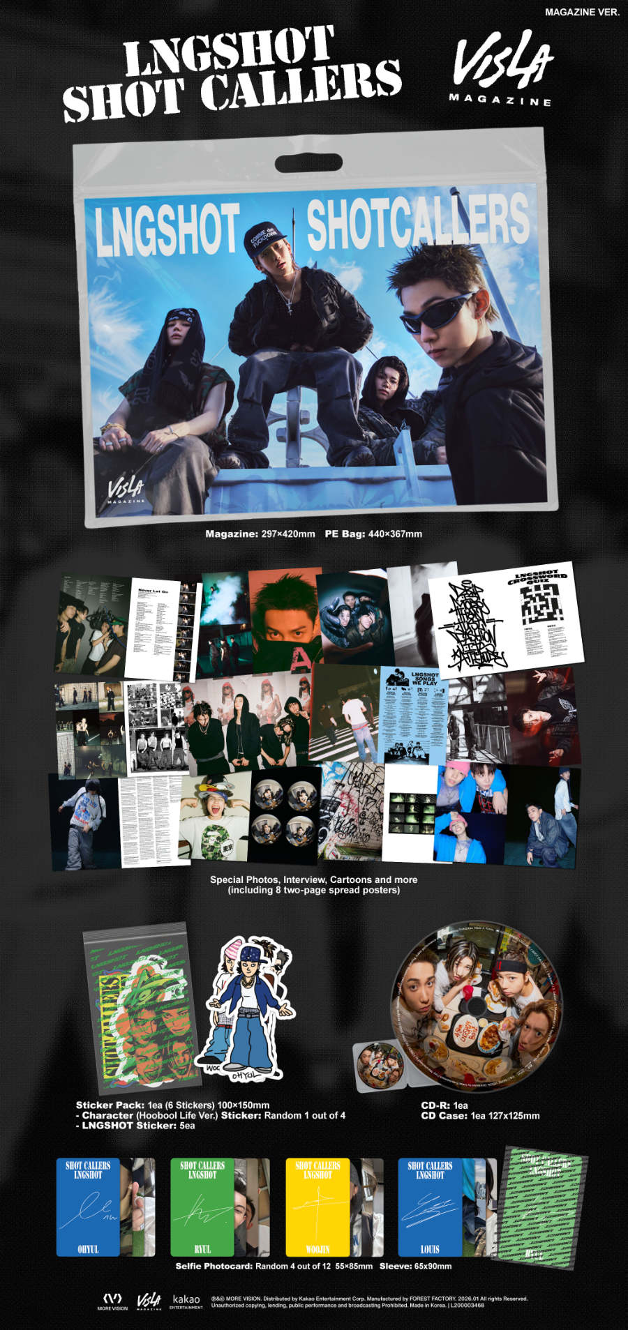 LNGSHOT Shot Callers (Magazine Ver.) – Poptheshop