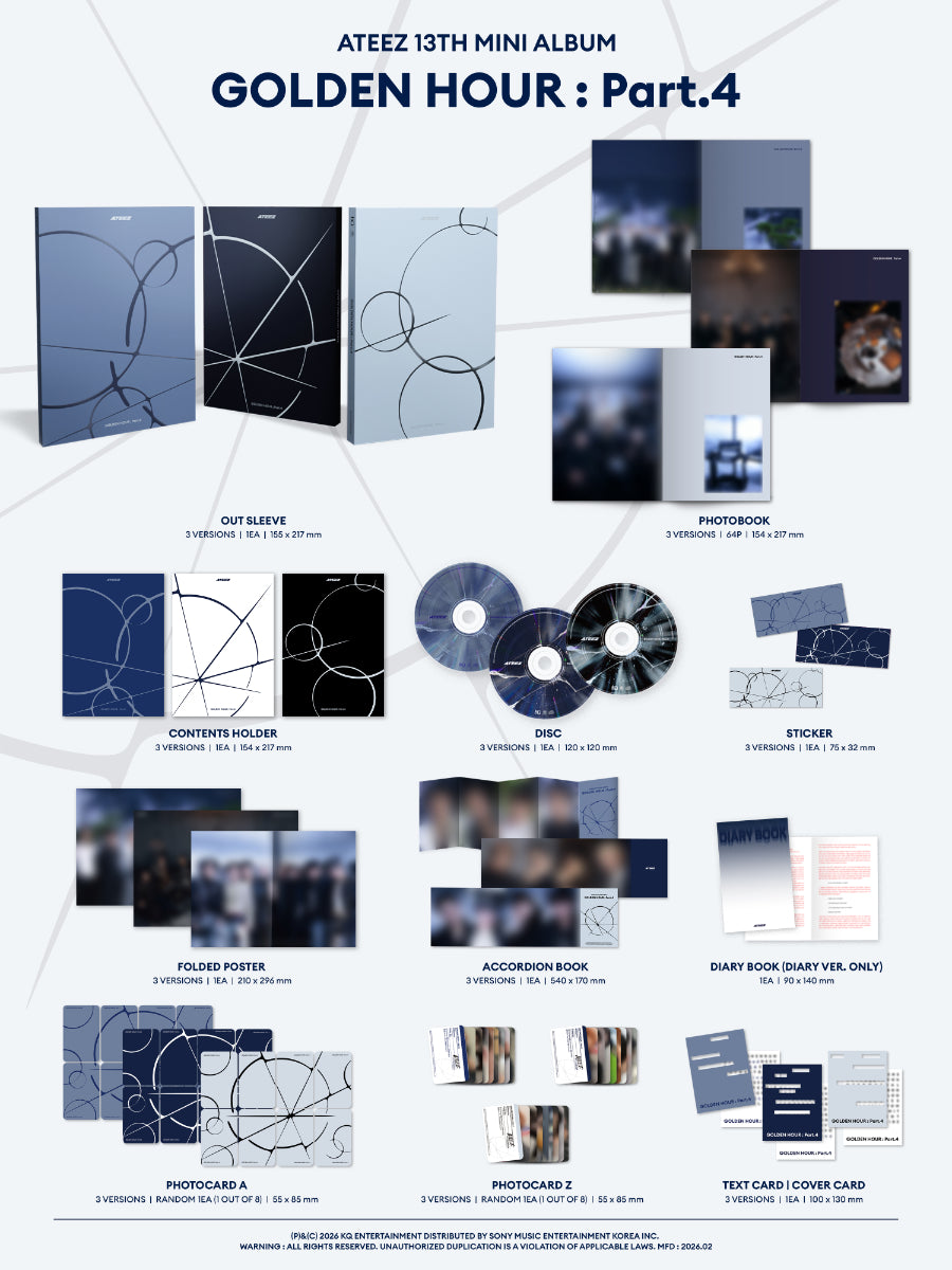 ATEEZ Golden Hour : Part. 4 – Poptheshop