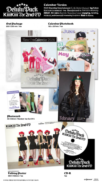 [Site Benefit] KiiiKiii Delulu Pack (Calendar Ver.)