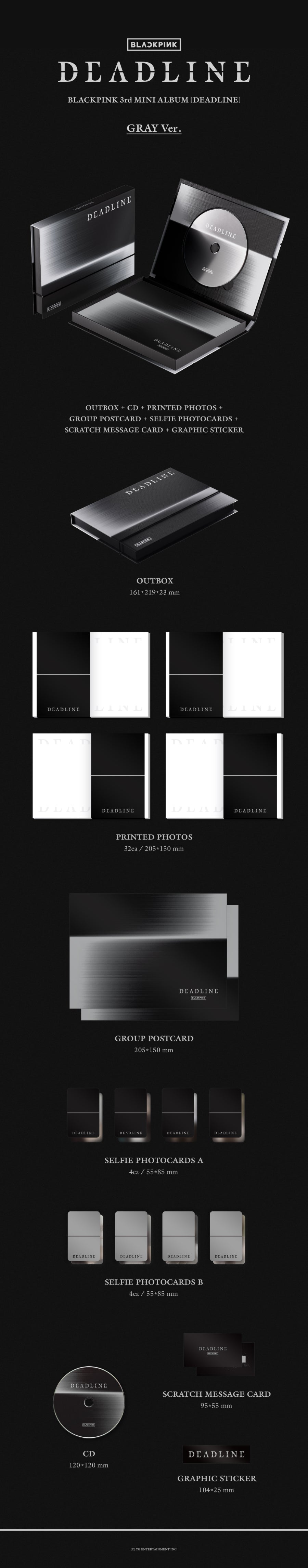 Blackpink Deadline (Gray Ver.)