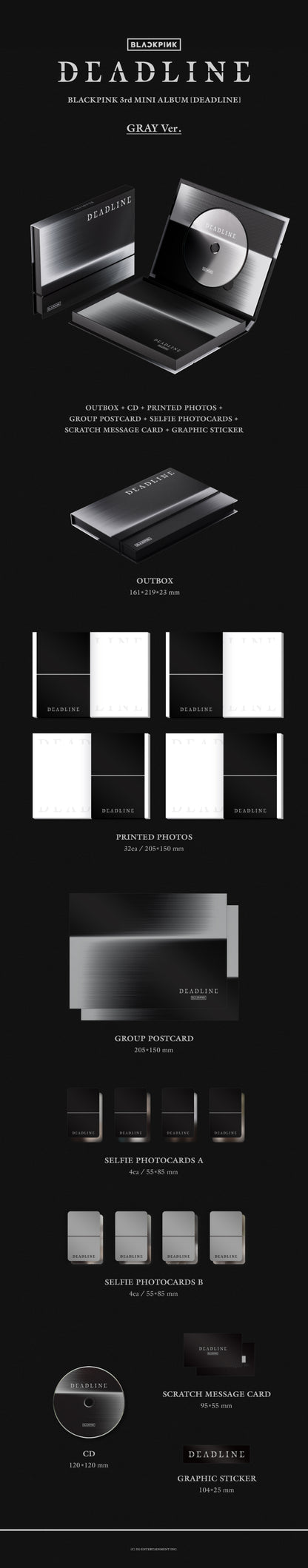 [Site Benefit] Blackpink Deadline (Gray Ver.)