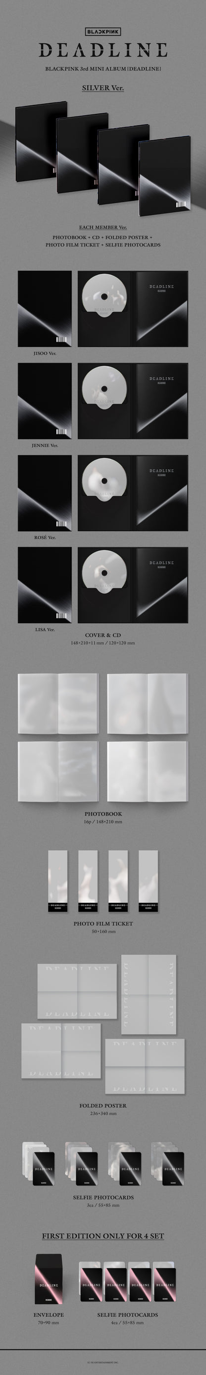 [Site Benefit] Blackpink Deadline (Silver Ver.)