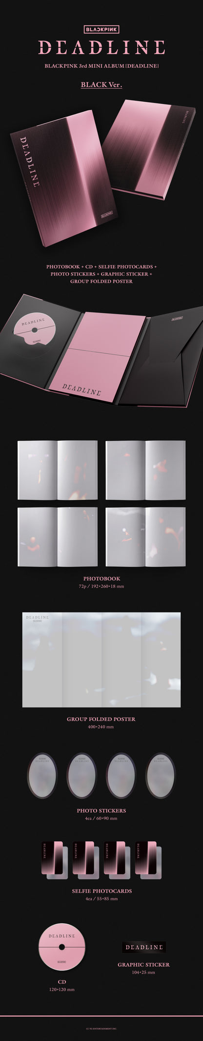 [Site Benefit] Blackpink Deadline (Black Ver.)
