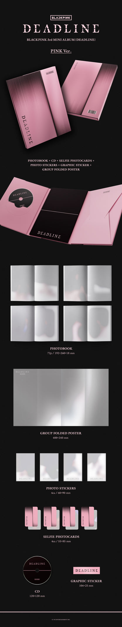 [Site Benefit] Blackpink Deadline (Pink Ver.)