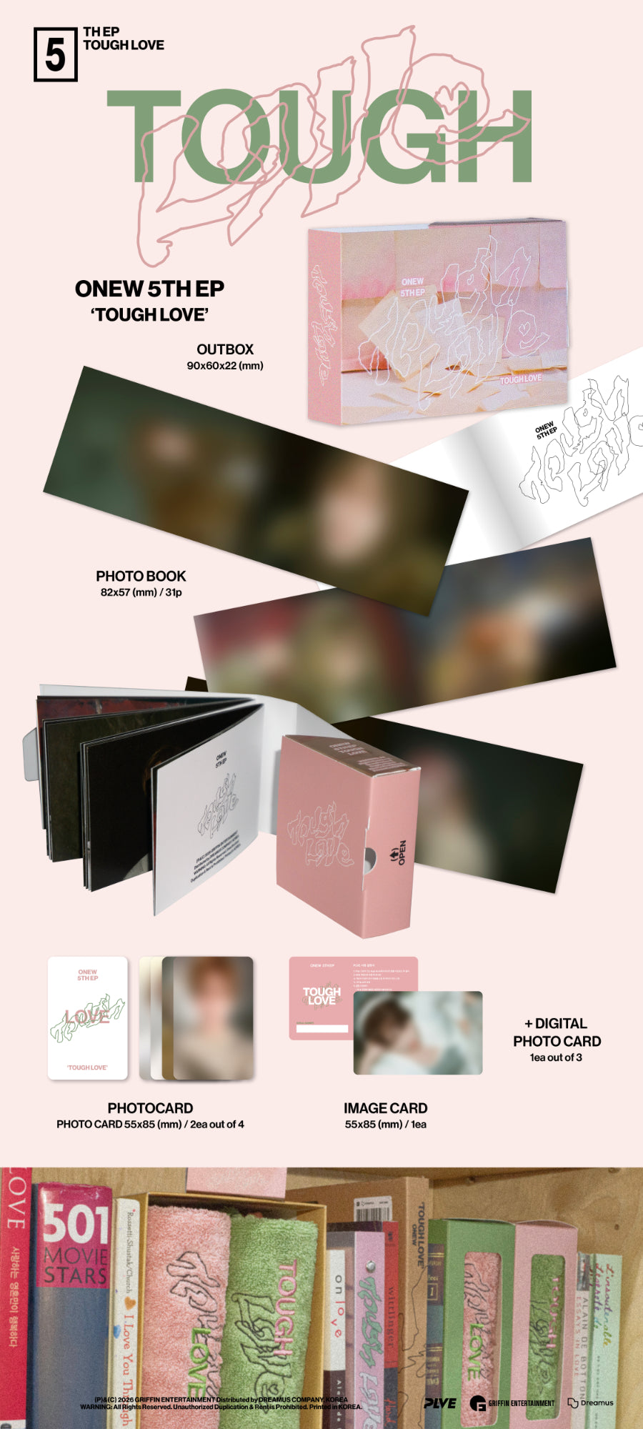 Onew Tough Love (Pocket Book Ver.)