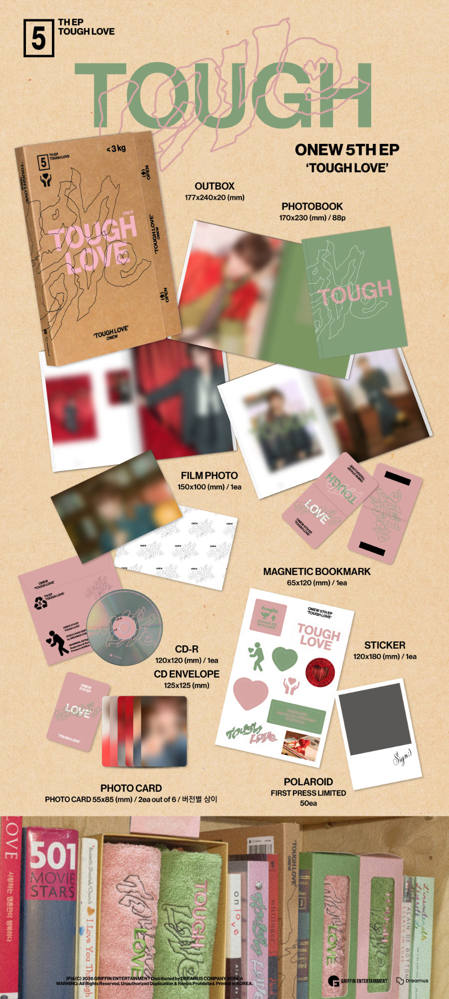 Onew Tough Love (Book Ver.)