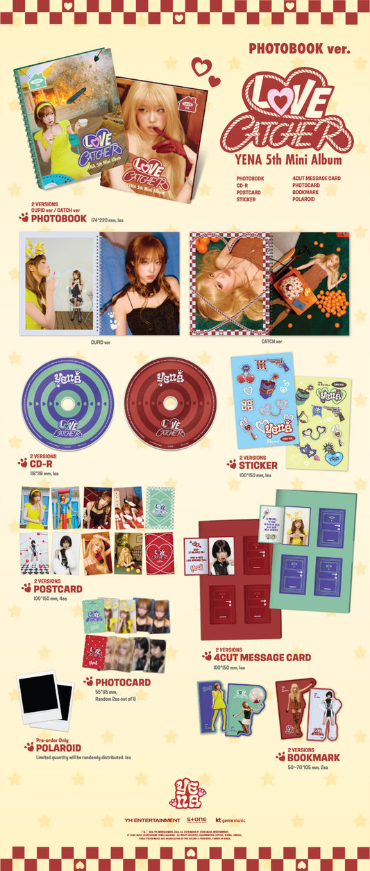 [Site Benefit] Yena Love Catcher (Photobook Ver.)