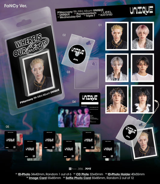 [Site Benefit] P1Harmony Unique (FaNCy Ver.)