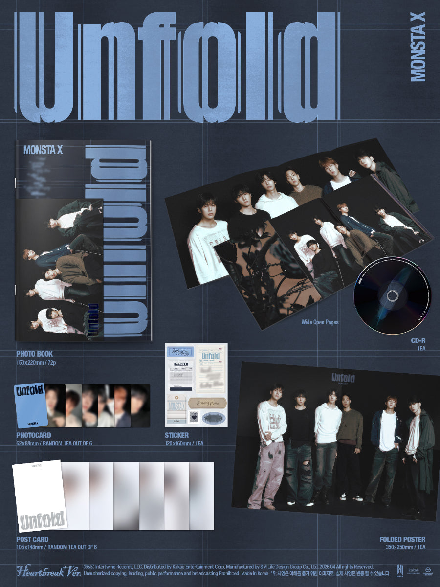 Monsta X Unfold (Heartbreak Ver.)