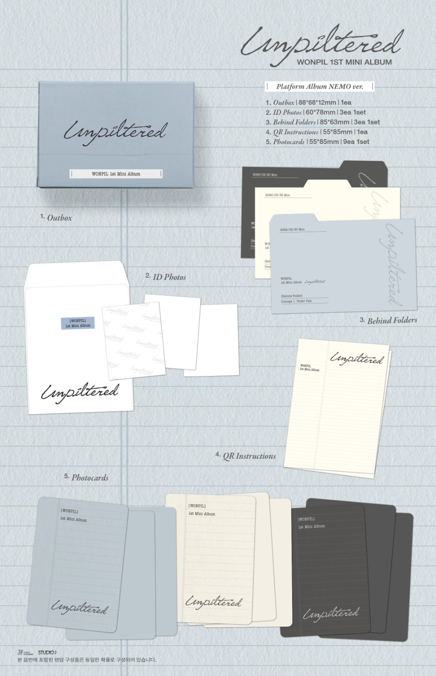 Wonpil Unpiltered (Platform Album Nemo Ver.)