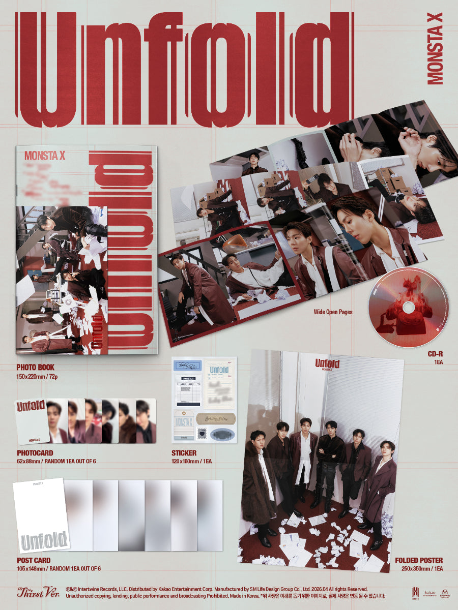 Monsta X Unfold (Thirst Ver.)