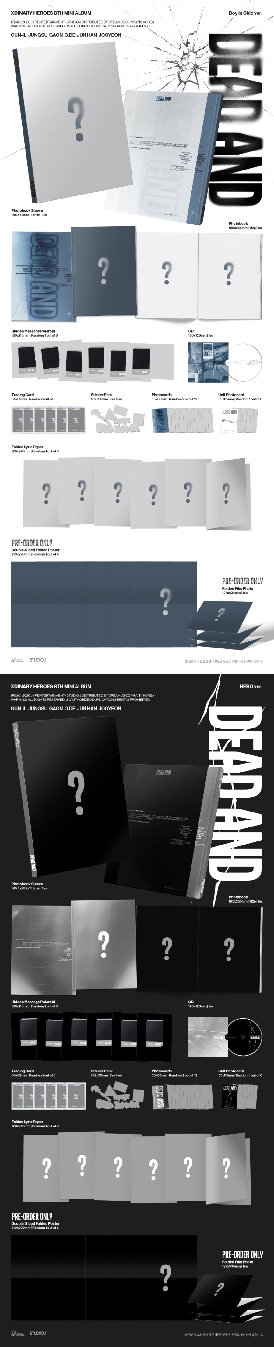 [Site Benefit] Xdinary Heroes Dead And (Photobook Ver.)