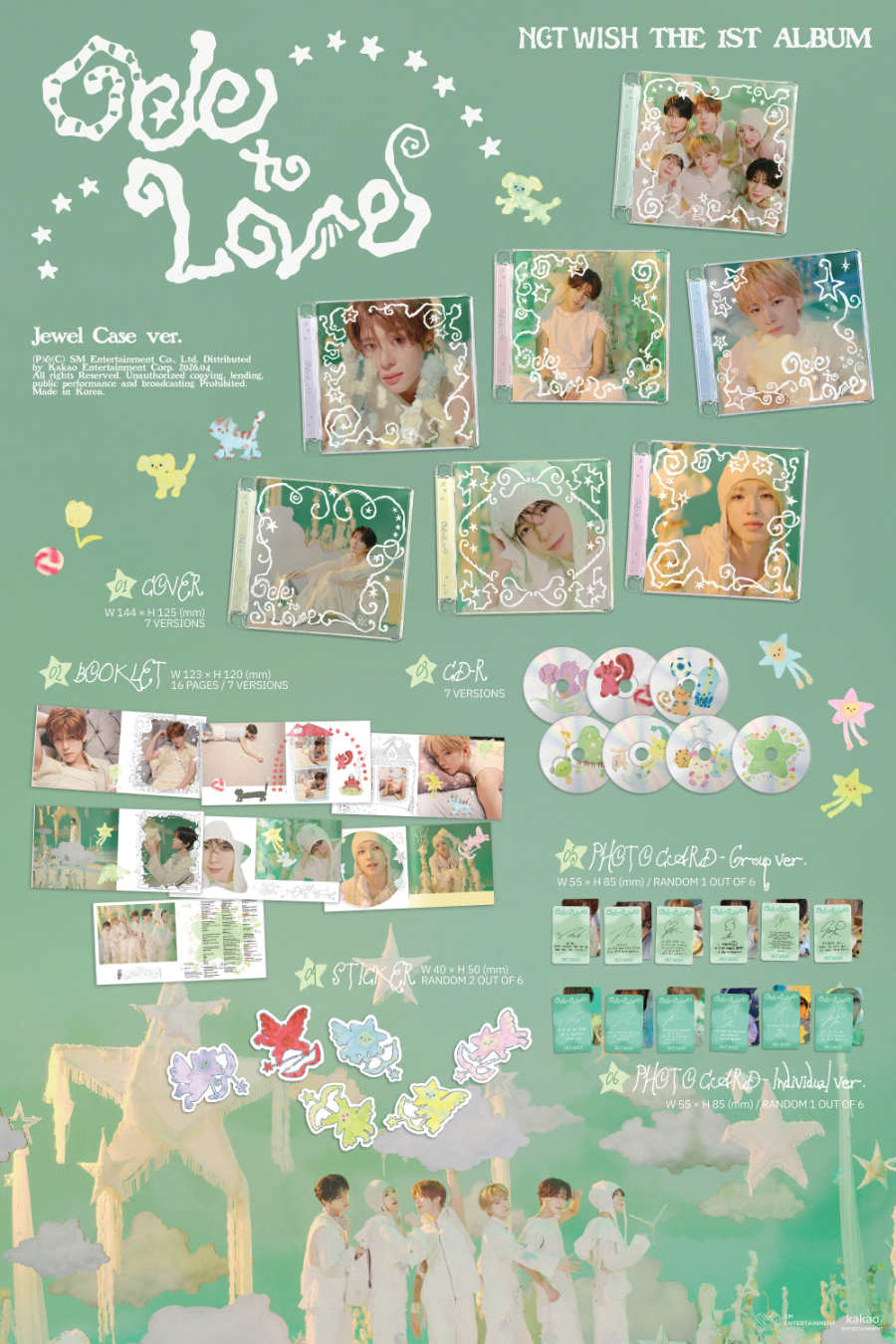 NCT Wish Ode to Love (Jewel Case Ver.)