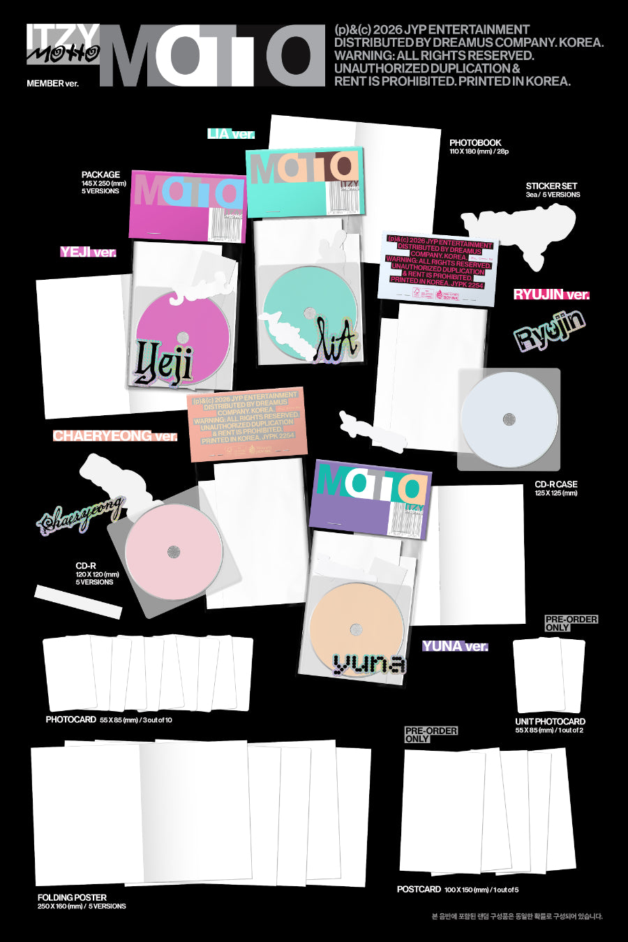 [Site Benefit] ITZY Motto (Member Ver.)