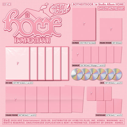 [Site Benefit] BOYNEXTDOOR Home (Sweet Home Ver.)