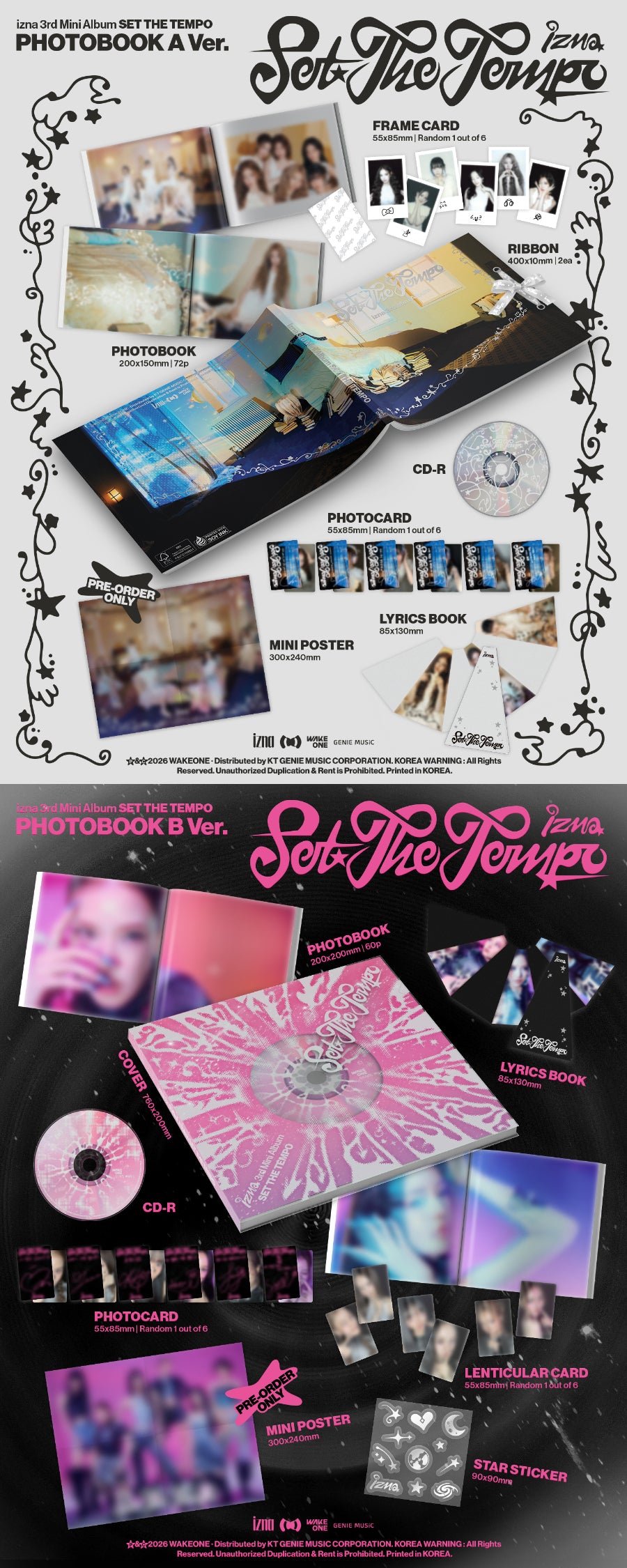 izna Set The Tempo (Photobook Ver.)
