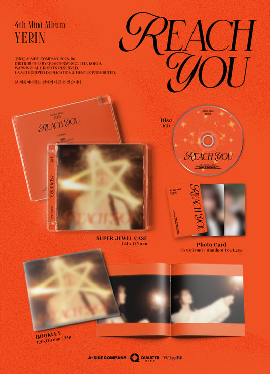 Yerin Reach You (Jewel Case Ver.)