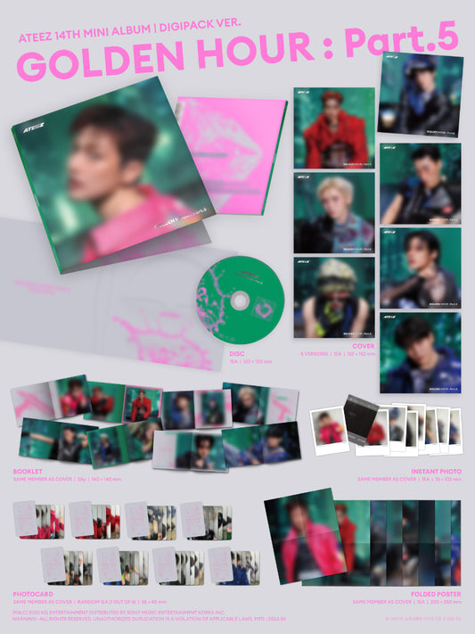 ATEEZ Golden Hour : Part. 5 (Digipack - Member Ver.)