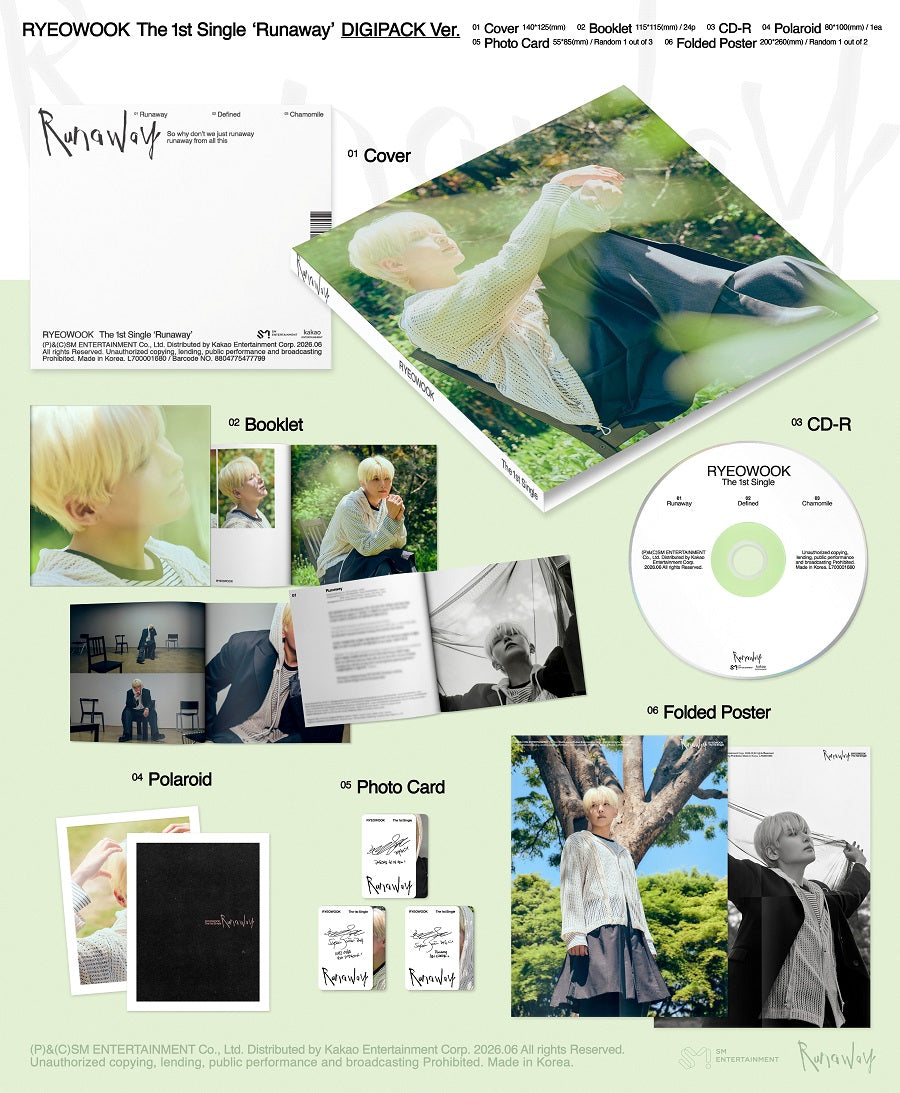 Ryeowook Runaway (Digipack Ver.)