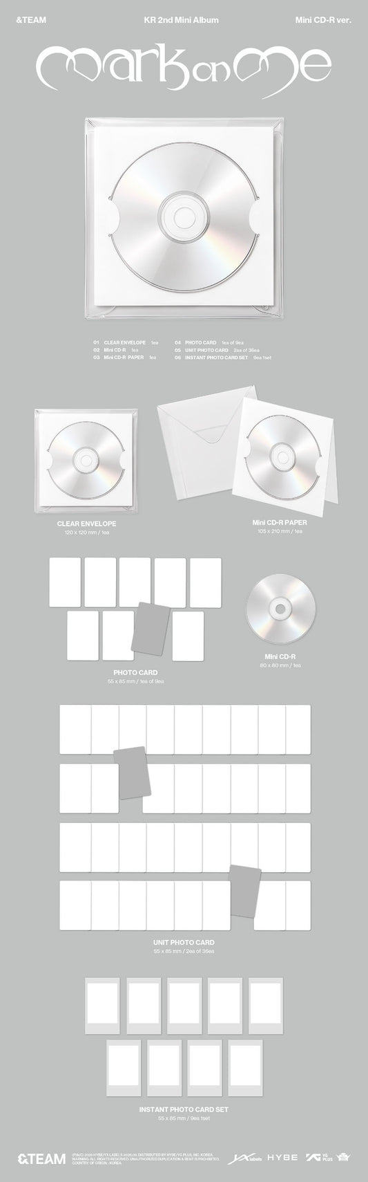 &TEAM Mark on Me (Mini CD Ver.)