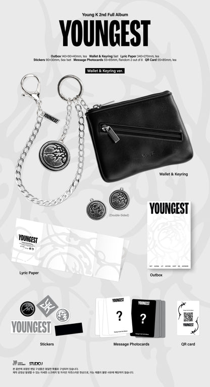 [Site Benefit] Young K Youngest (Wallet & Keyring Ver.)