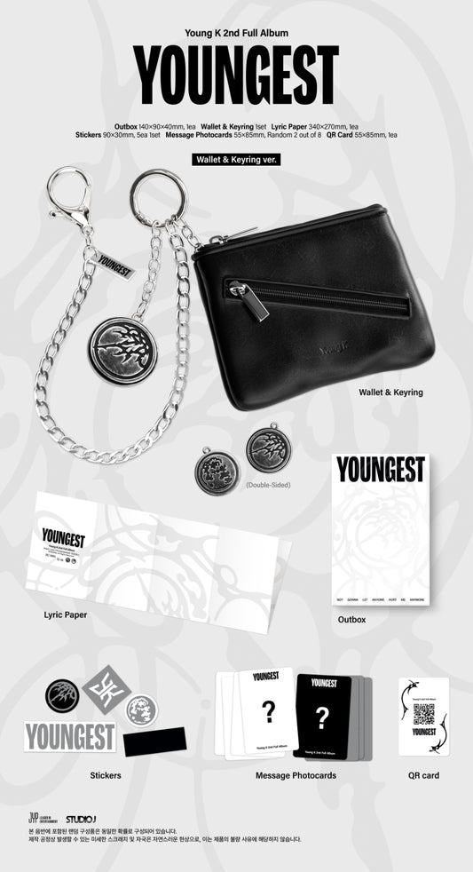 [Site Benefit] Young K Youngest (Wallet & Keyring Ver.)