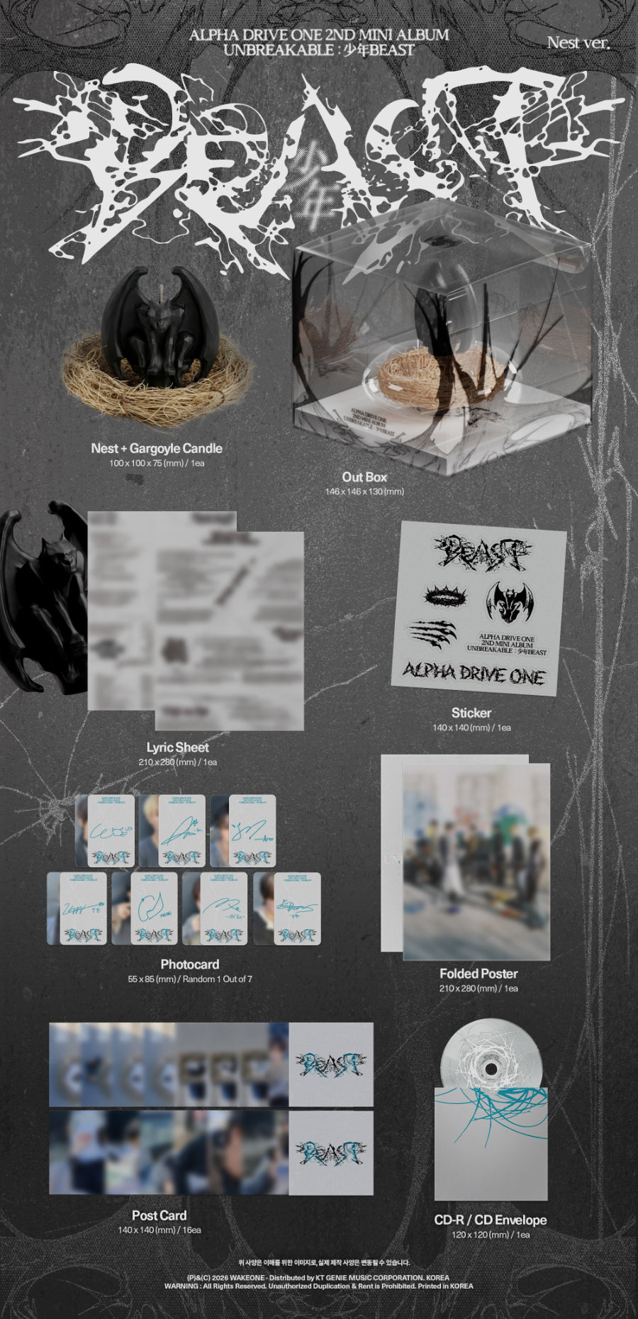 ALPHA DRIVE ONE Unbreakable : 少年BEAST (Nest Ver.) Limited Edition