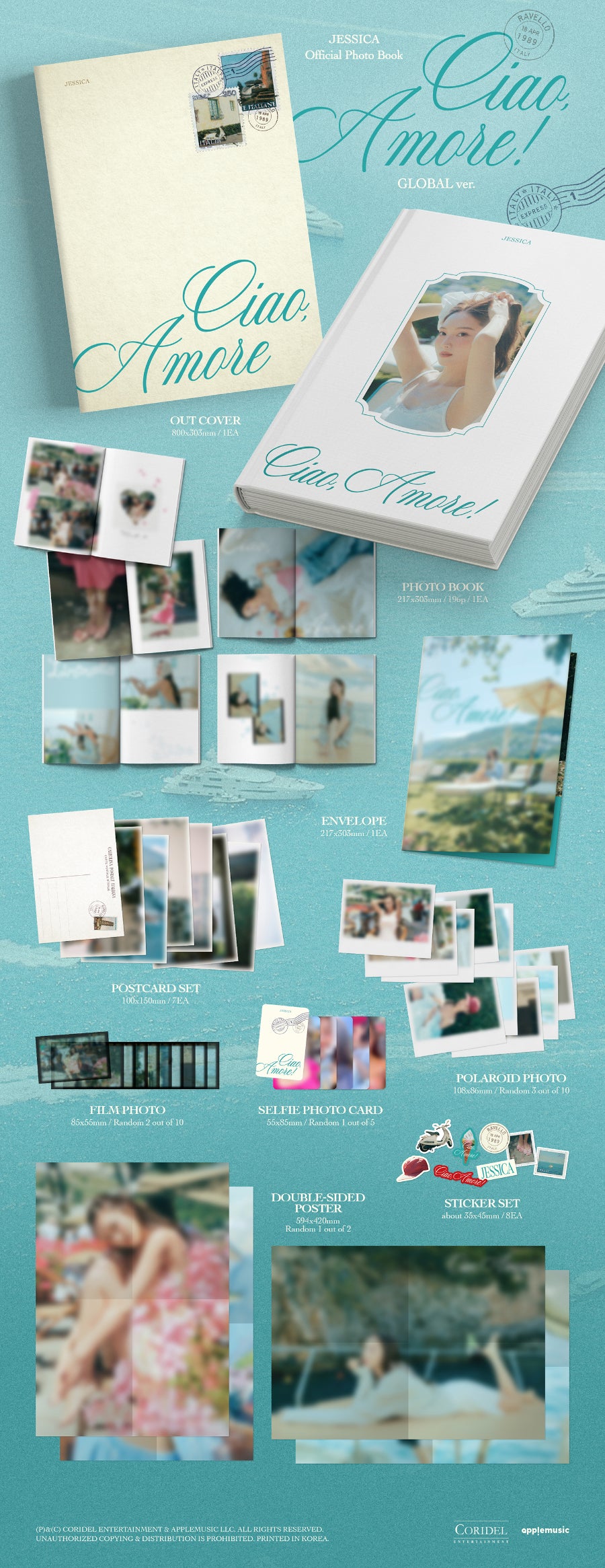 Jessica 2026 Official Photobook Ciao Amore! (Global Ver.)