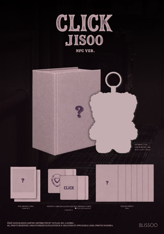[Site Benefit] Jisoo Click (Click Baby Bear NFC Ver.)