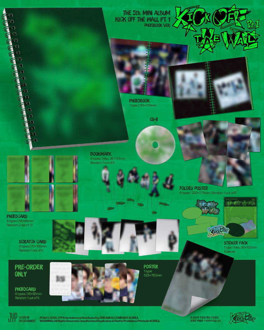 [Site Benefit] KickFlip Kick Off The Wall pt.1 (Photobook Ver.)