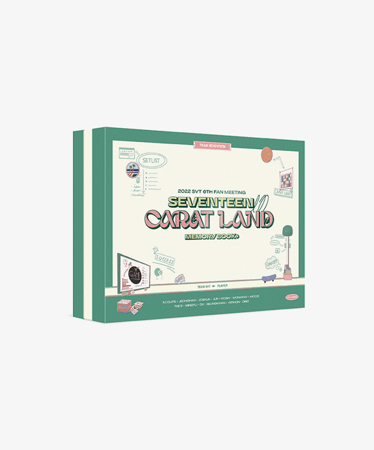 Seventeen 2022 6th Fan Meeting Seventeen in Carat Land Memory Book + DVD