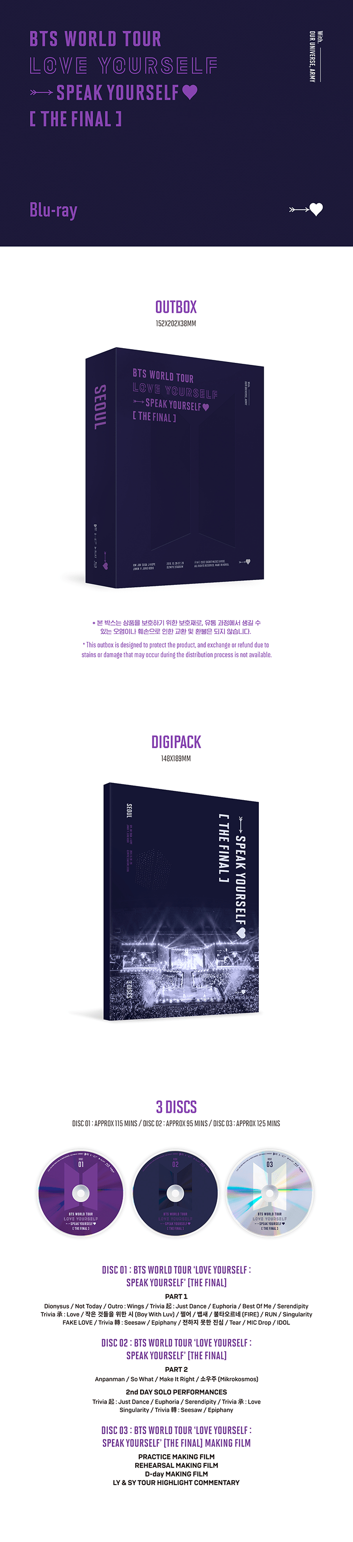 Weverse] BTS World Tour Love Yourself : Speak Yourself The Final
