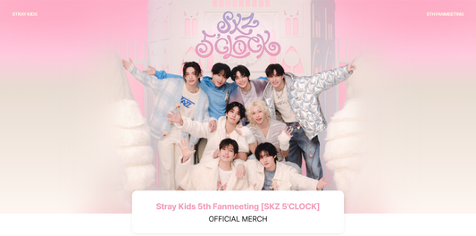 Stray Kids 5th Fanmeeting 𝗦𝗞𝗭 𝟱'𝗖𝗟𝗢𝗖𝗞 Official MD