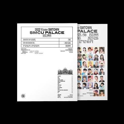 2022 Winter SMTOWN : SMCU Palace (Portrait Book Ver.)