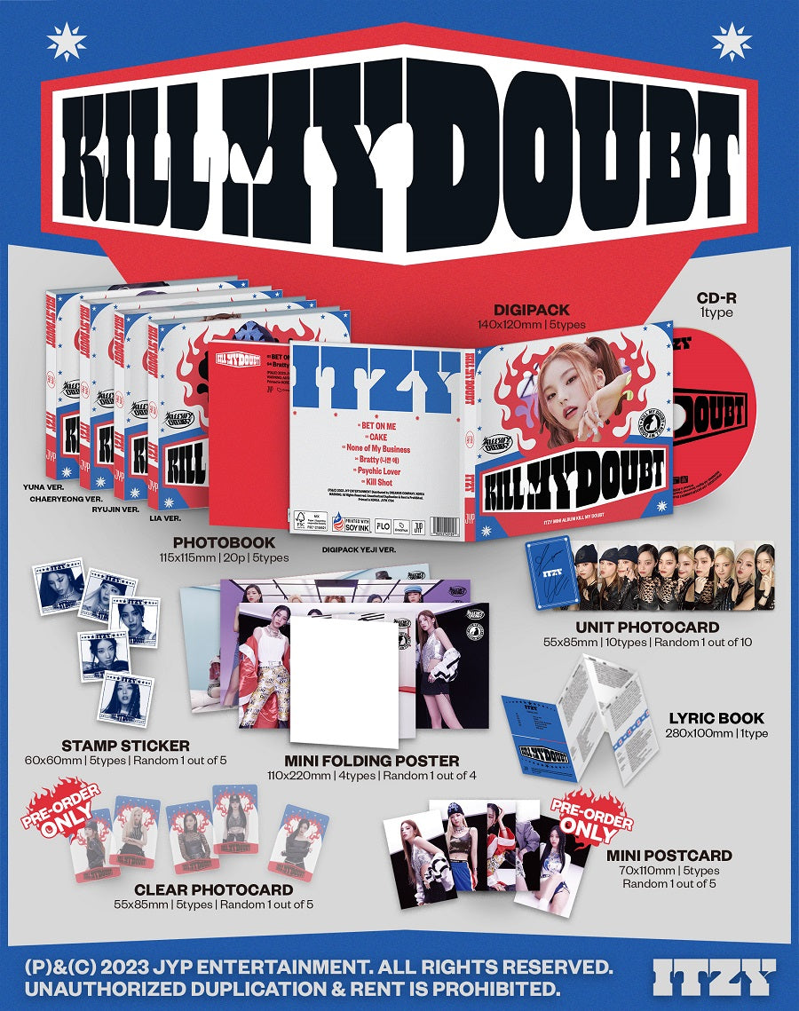 ITZY Kill My Doubt (Digipack Ver.)