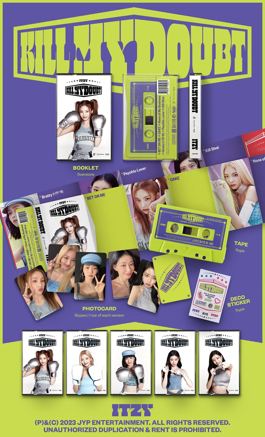 ITZY Kill My Doubt (Cassette Ver.)