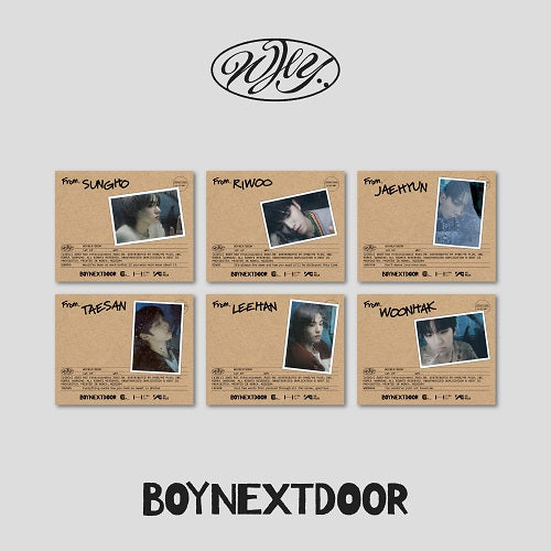 BOYNEXTDOOR Why.. (Letter Ver.)