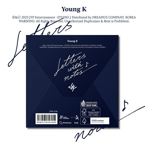 Young K Letters with Notes (Digipack Ver.)